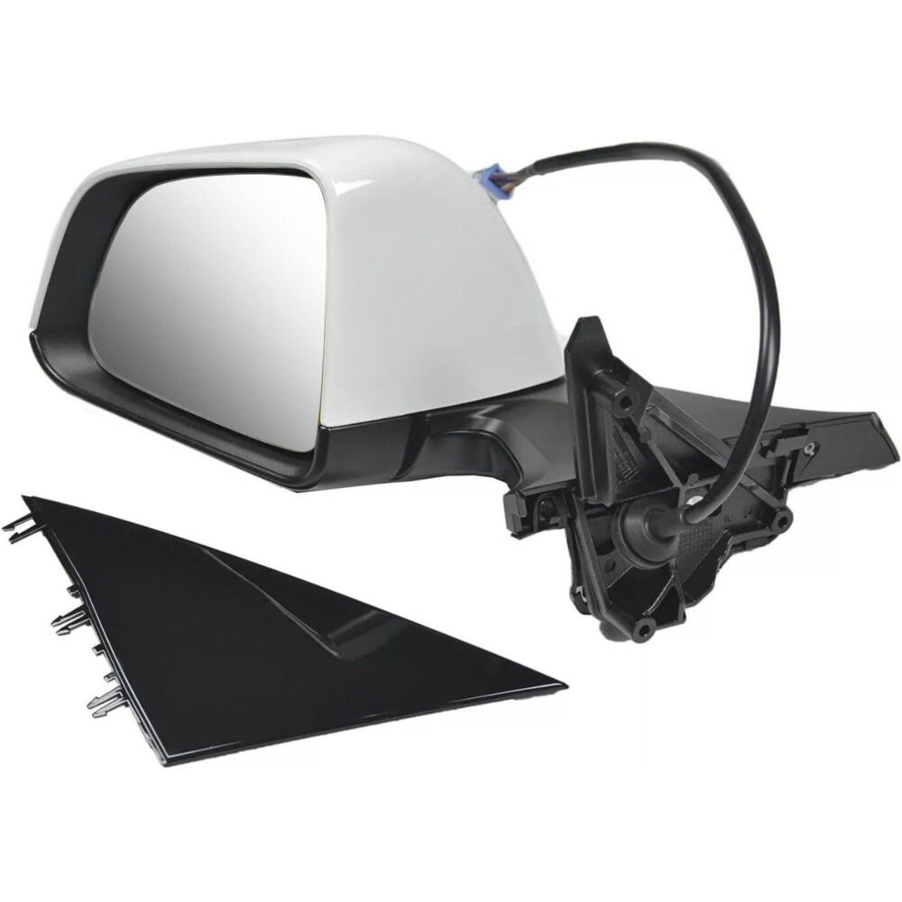 1594111-00-C White Left Driver Side Mirror with Anti-Glare Replacement for Tesla
